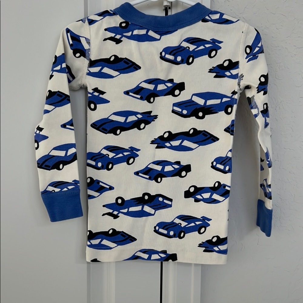 Hanna Andersson Blue Car Print Kids Pajamas - Picture 3 of 4